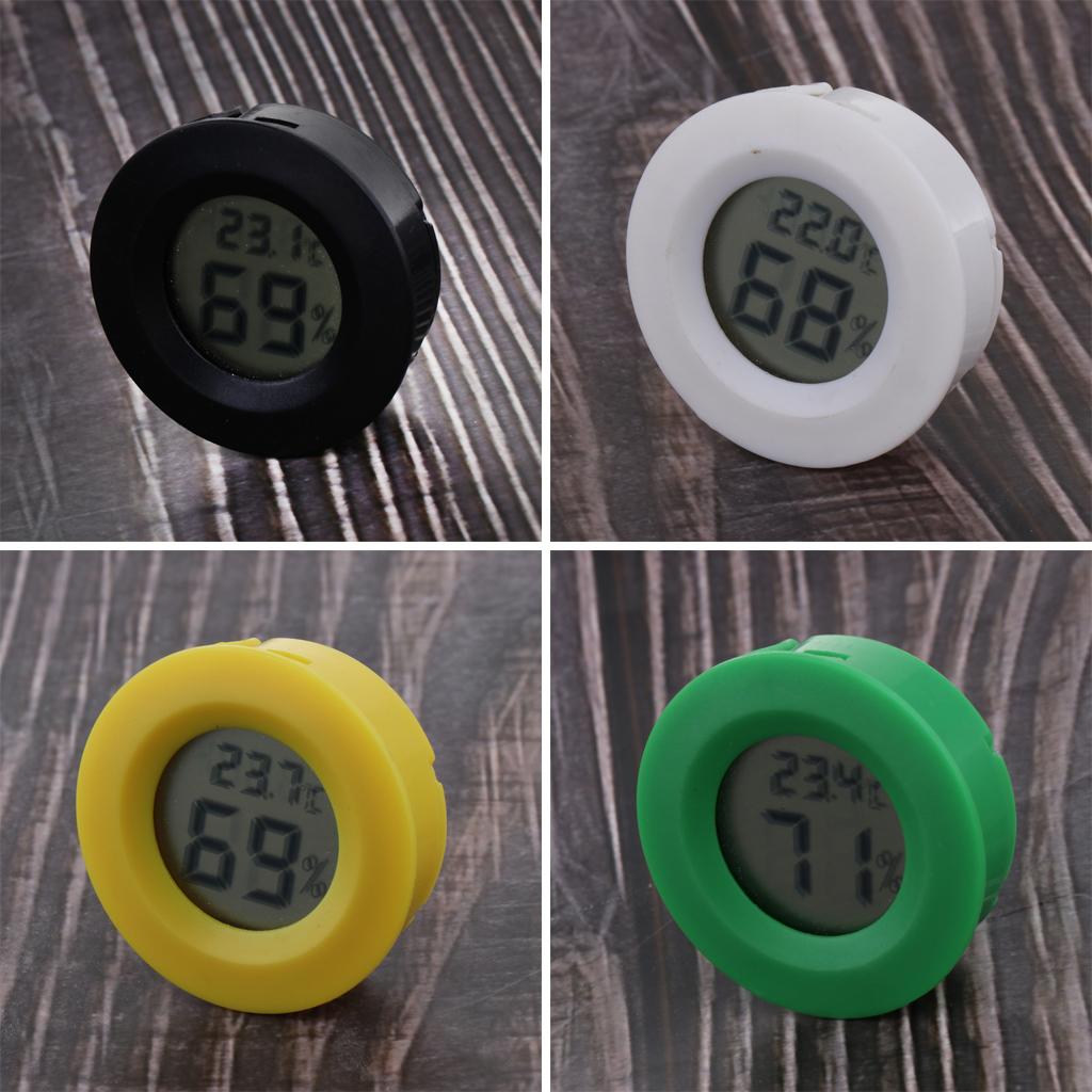 Reptile Thermometer Spider Tortoise Terrarium Tank Hygrometer Black