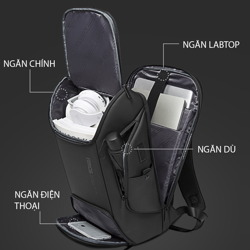 Balo Laptop công sở dạng hộp phong cách mới – BLLT9102