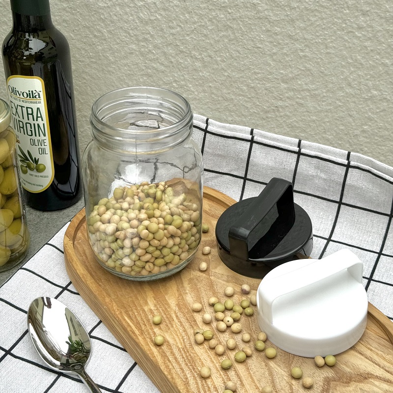 Hũ thủy tinh có quai xách Echo Glass Bottle 300ml