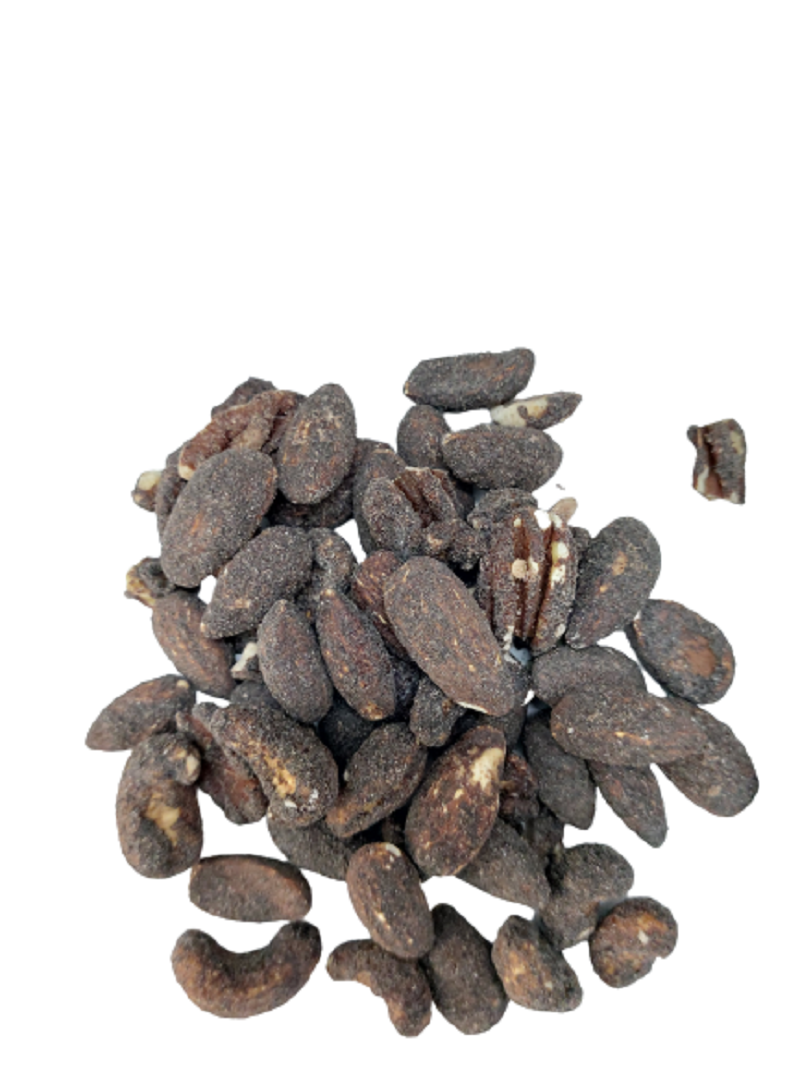 Hạt hỗn hợp khô cao cấp Heritage  : Hạnh nhân, hạt điều, hồ đào bọc chocolate đen- Dark chocolate mixed nuts