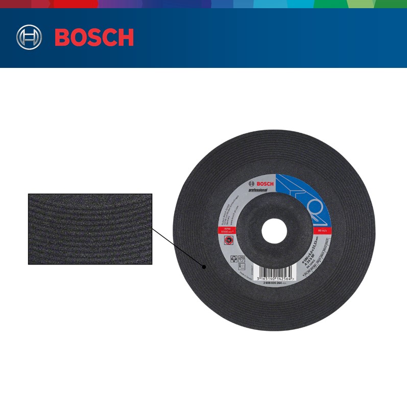 Đá Mài Bosch (180 x 6.6 x 22.2mm) - Sắt