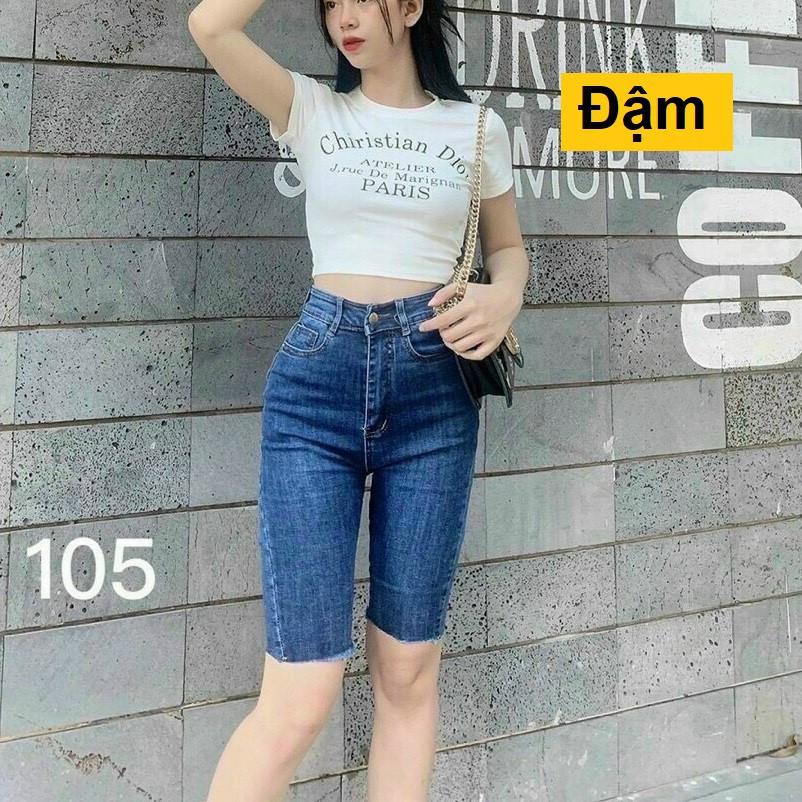 Quần ngố jean co giãn ôm dáng QJ105