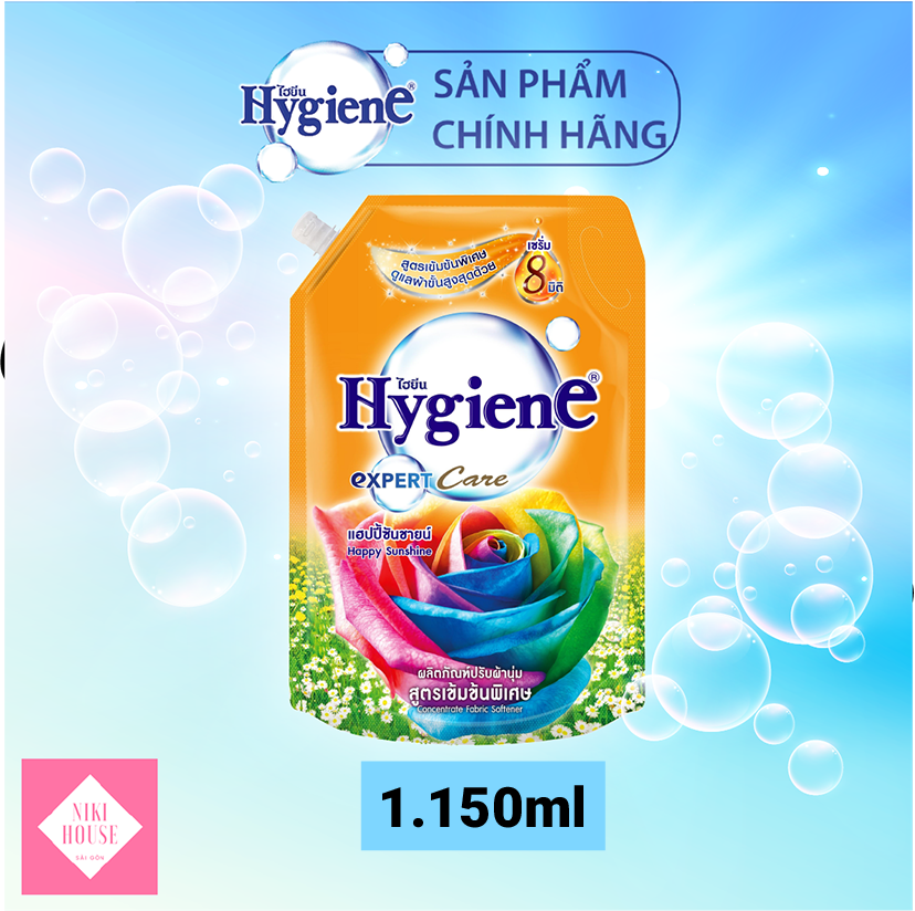 NEW [SIÊU THƠM - MỀM] Nước xả vải Đậm Đặc Thái Lan HYGIENE 1.150ml (túi)