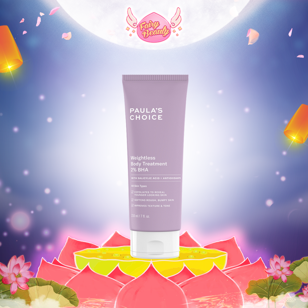 Kem Dưỡng Thể BHA Ngăn Ngừa Viêm Nang Lông Chứa 2% BHA Paula's Choice Weightless Body Treatment 2% BHA 210ml (Mã 5700)