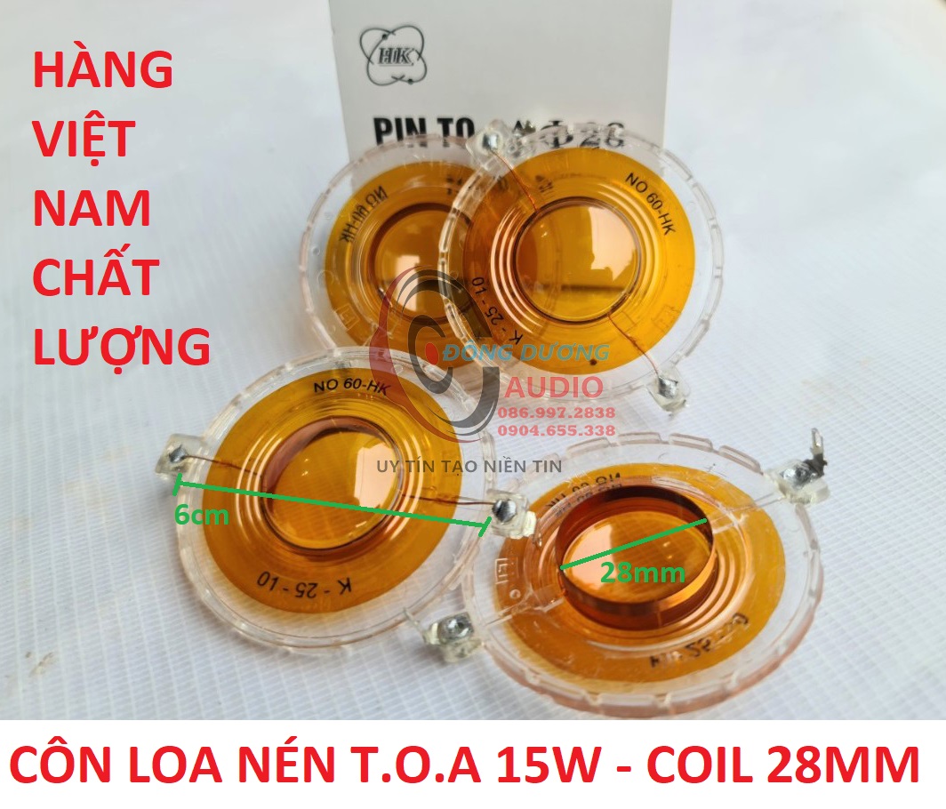 CÔN LOA NÉN TOA CÁC LOẠI - COIL LOA PHÓNG THANH TOA