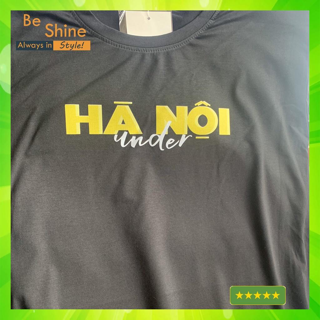 Áo sweater LOGO under Hà Nội Form Rộng Áo nỉ da cá dài tay UNISEX Nam Nữ- In Hình Local Brand