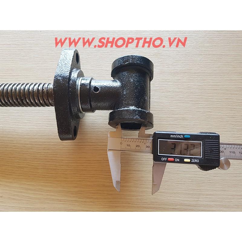 Front vise đơn lắp bàn làm mộc - tổng dài 52cm - hành trình 32cm