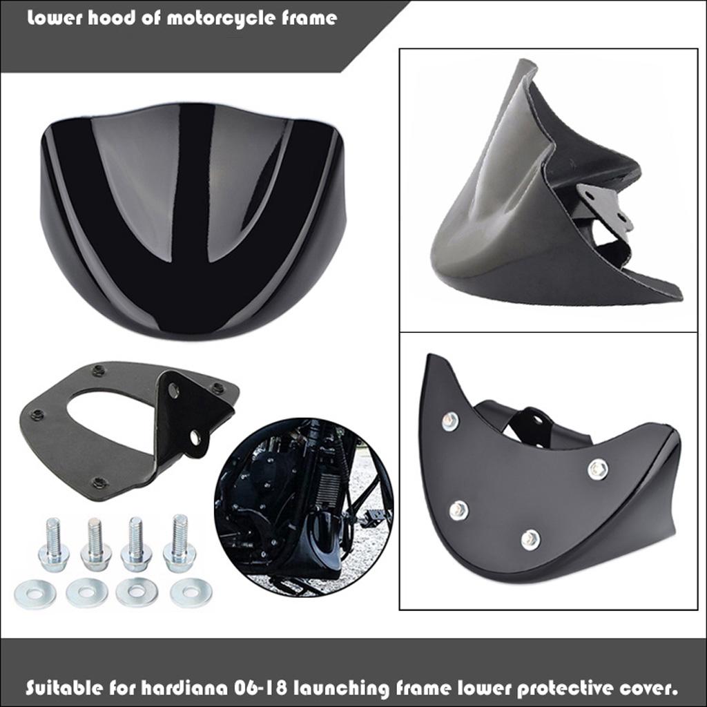 Motorcycle Front Chin Fairing Spoiler For Harley Sportster Dyna 2006-2018