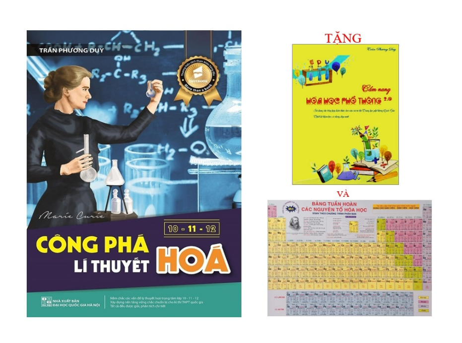 Công Phá Lí Thuyết Hóa lớp 101112