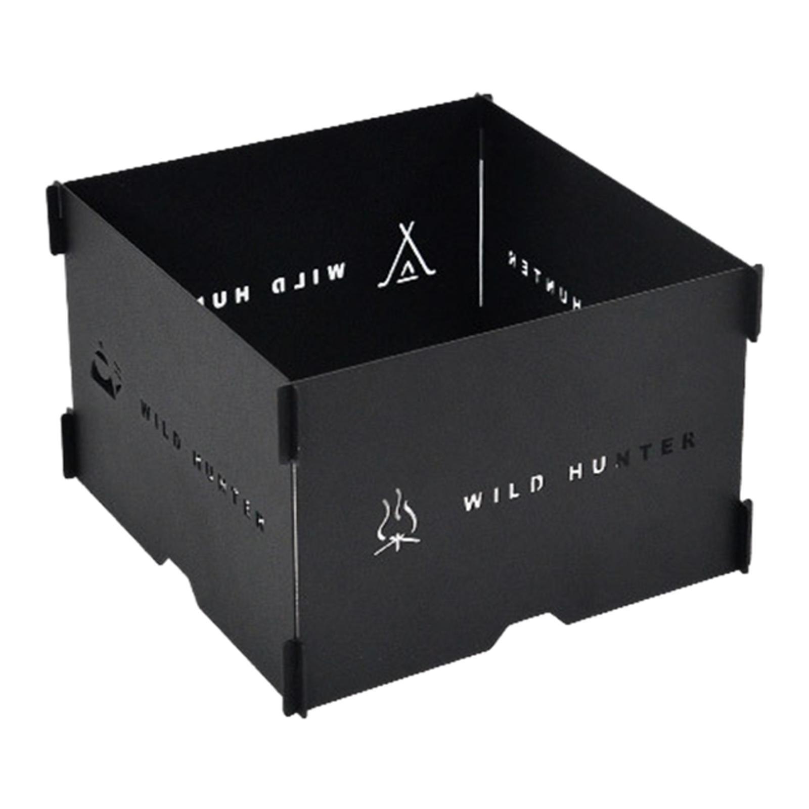 Camping Furnace Windscreen Gas Cassette Windshield with Carrying Bag Rack Multifunctional Cooker Wind Screen for BBQ Backpacking