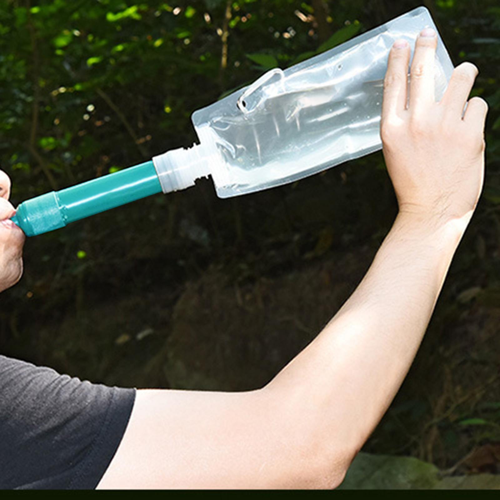 Personal Survival Straw Water Filter 4000L for Travel Backpacking Fishing