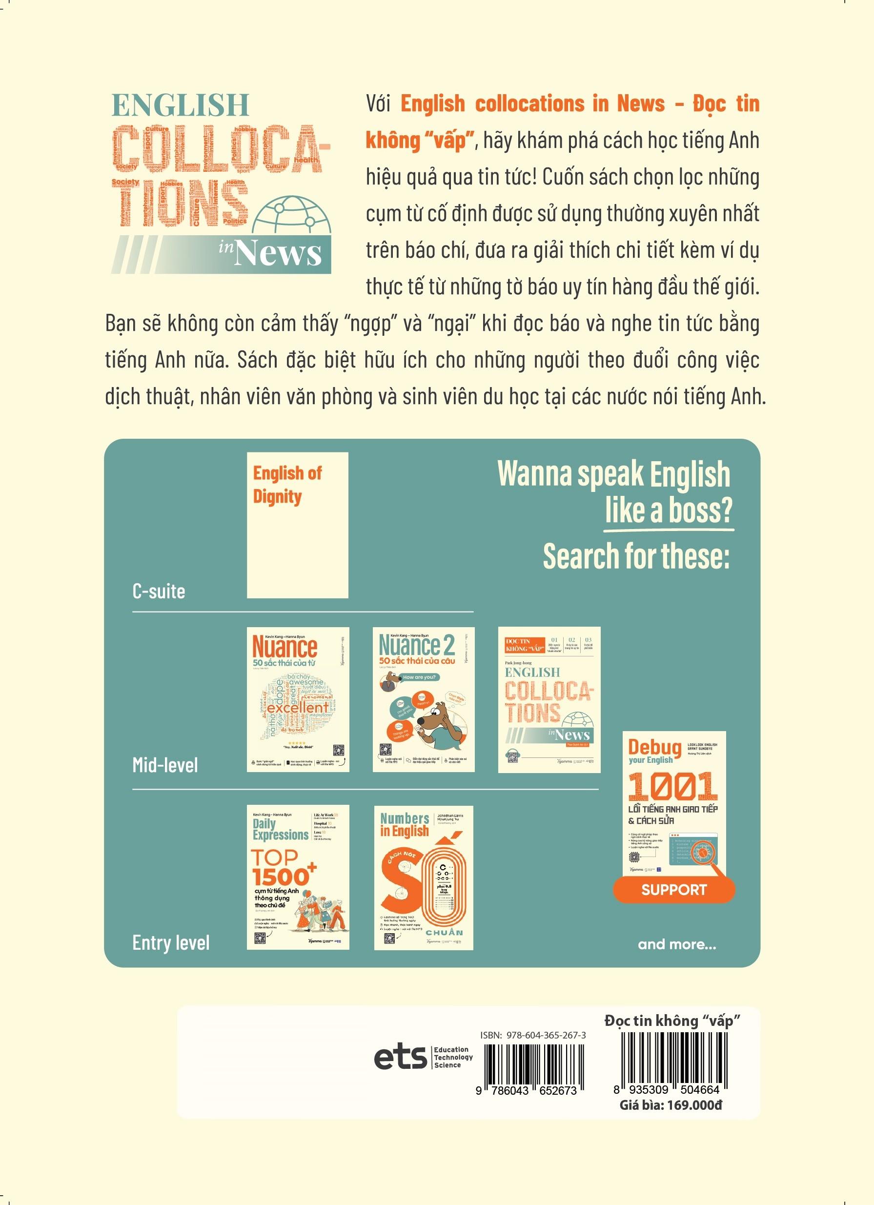 English Collocations In News - Đọc Tin Không “Vấp” - Bản Quyền