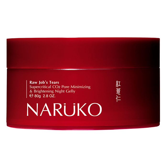 Naruko Ý Dĩ Nhân Đỏ - Mặt Nạ Ngủ RJT Supercritical CO2 Pore Minimizing And Brightening Night Gelly (80g)