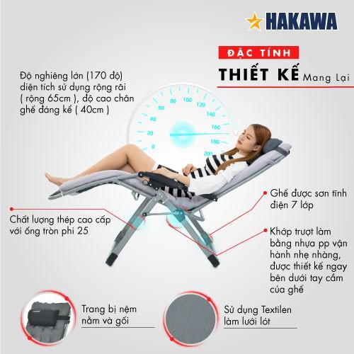 GHẾ XẾP THƯ GIÃN HAKAWA - HK-G2OT - SẢN PHẨM CHÍNH HÃNG - BẢO HÀNH 25 NĂM