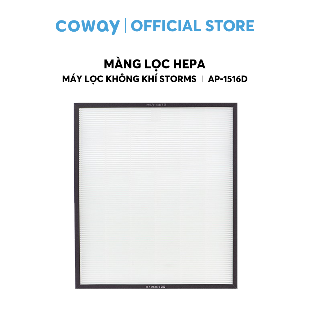 Màng lọc HEPA cho Máy lọc không khí Coway Storm AP-1516D - Hàng chính hãng