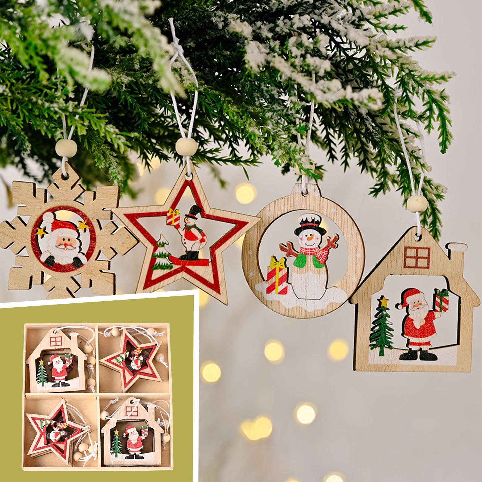 Christmas Hanging Ornaments DIY Crafts Background for Outdoor Shop