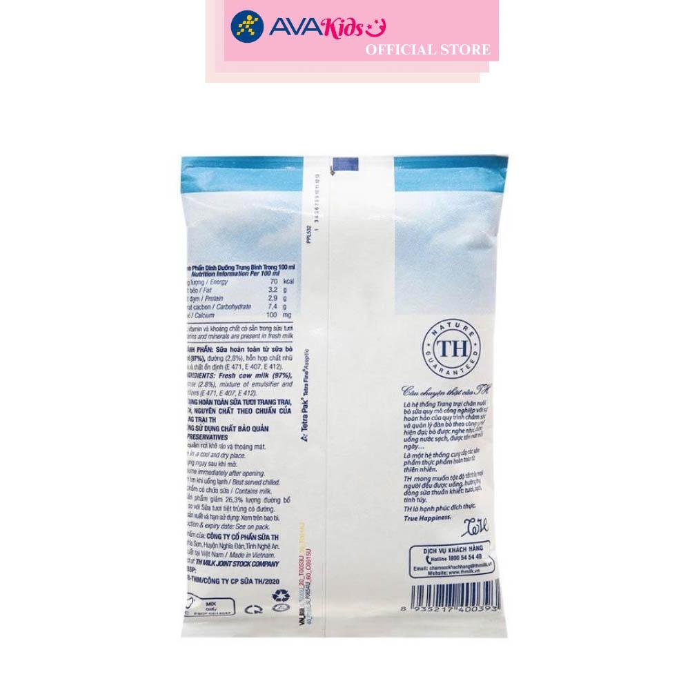 Sữa tươi tiệt trùng TH true MILK ít đường 220 ml (từ 1 tuổi)
