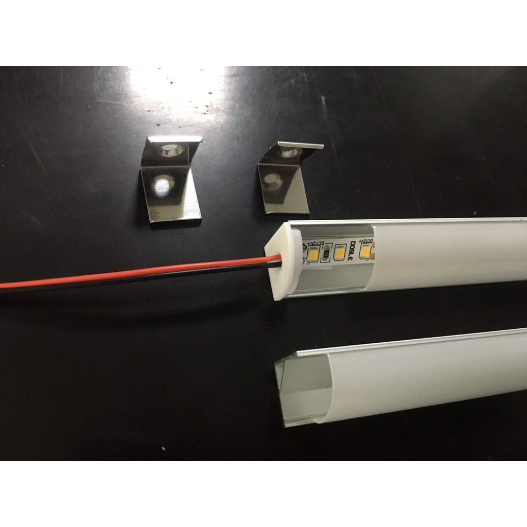 Thanh Led tủ bếp V16-16mm( gồm Led 10w/m,12V ), Dạng V góc đã có đèn Led cao cấp.