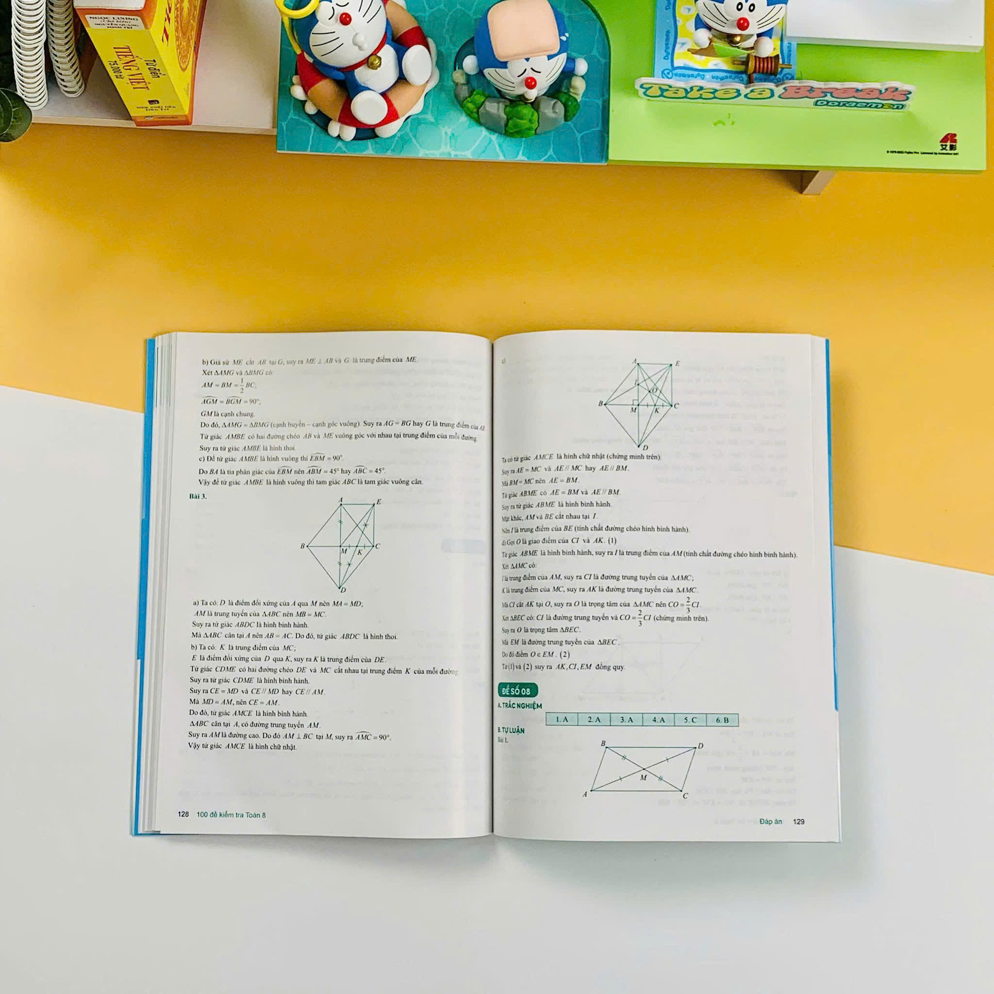 Sách - 100 Đề Kiểm Tra Toán 8 - Biên soạn theo chương trình GDPT mới - ndbooks