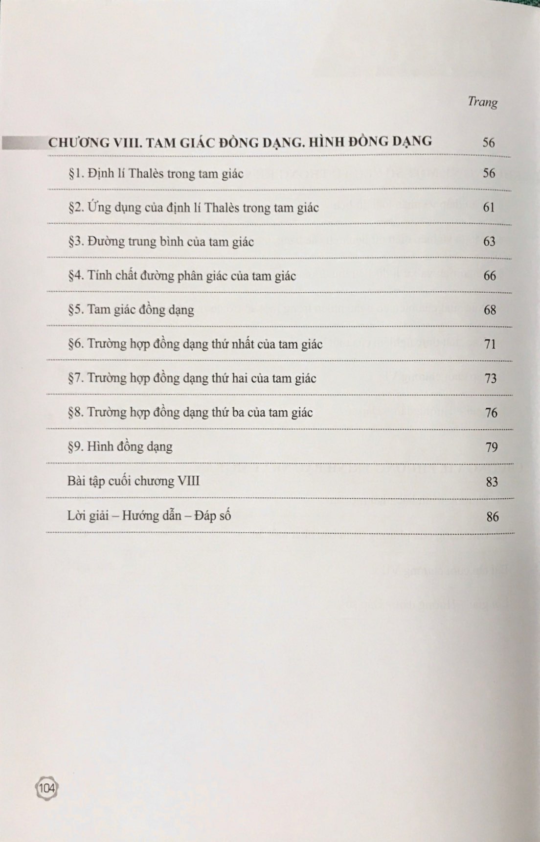 Bài Tập Toán Lớp 8 Tập 2 - Bộ Cánh Diều