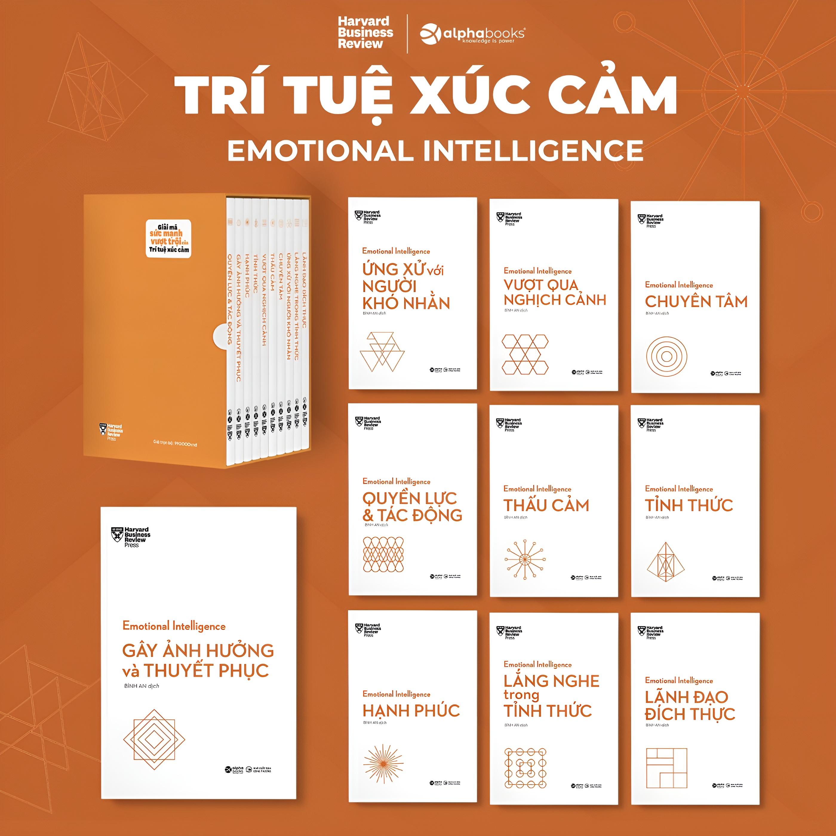 Sách – HBR Trí Tuệ Xúc Cảm  Emotional Intelligence Bộ 10 Cuốn