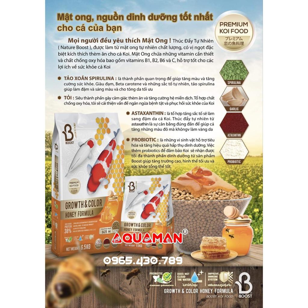 Cám Bost Koi boost koi Muscle Growth and Color Honey Formula bao 6,5kg pp bởi sakura koi