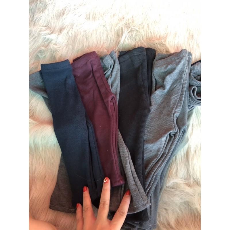 Quần leggin len tăm bèo gấu cho các bé siêu đáng yêu