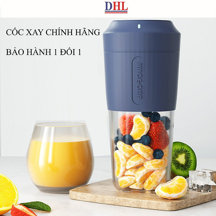 Cốc xay sinh tố cầm tay mini, máy xay sinh tố đa năng JUICE-CUP 4 lưỡi dao hàng chính hãng