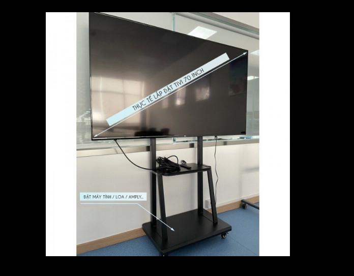 Gía đỡ tivi di động  Noth bayou E1900 (A1700, S1500) (Dùng cho tivi 40&quot;-75&quot; | 143x56x7cm-14kg hàng chính hãng