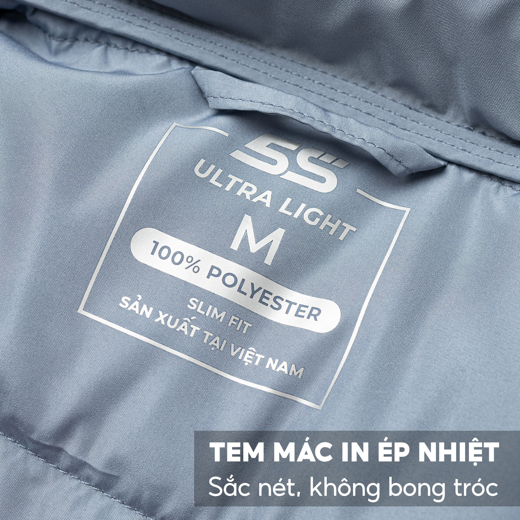 Áo Khoác Phao Nam Chần Bông Siêu Nhẹ 5S, Siêu Ấm, Chống Bám Bụi, Thiết Kế Basic, Trẻ Trung