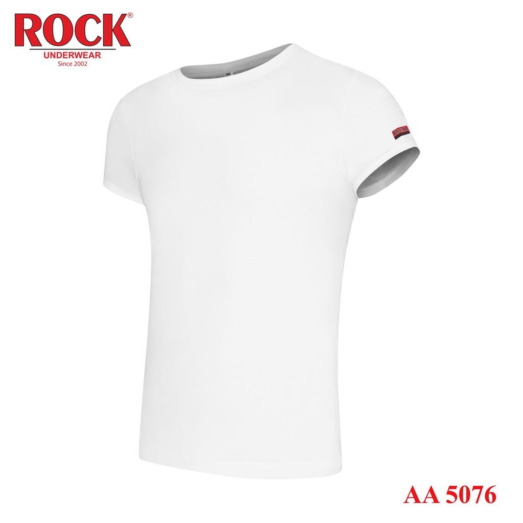 Combo 2 áo thun không đường may vải rip cotton 100% ROCK 5076 + 1 quần Short nam 5047 mạnh mẽ cá tính mặc nhà, tập gym