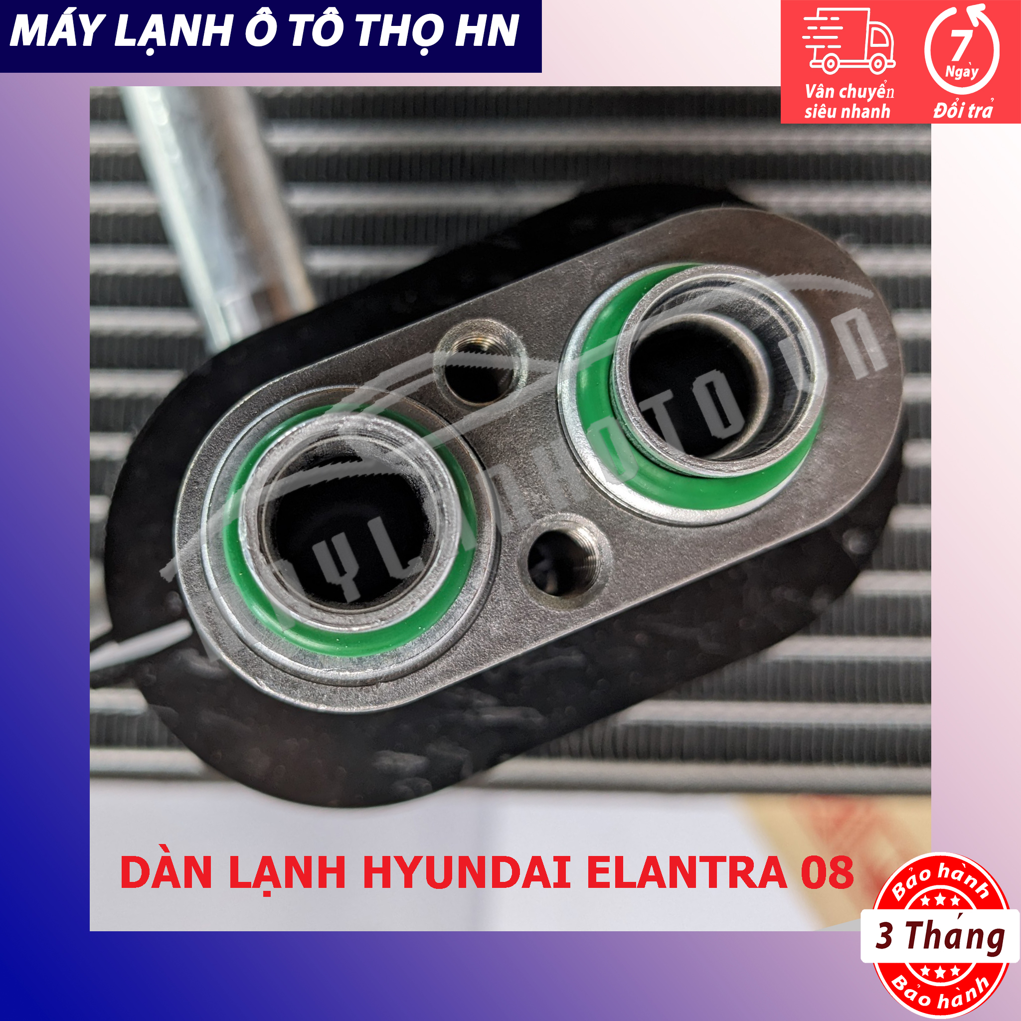 Dàn (giàn) lạnh Hyundai Elantra - Avante 2006 2007 2008 2009 2010 2011 hàng xịn Hàn Quốc 06 07 08 09 10 11