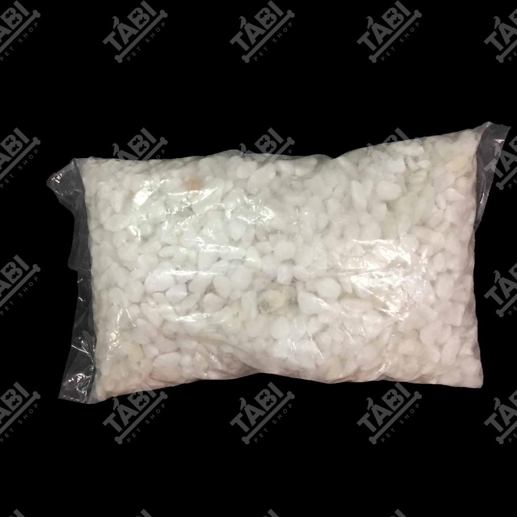 1kg Sỏi Trắng Viên Nhỏ - Sỏi Trắng Trang Trí Hồ Cá, Làm Tiểu Cảnh