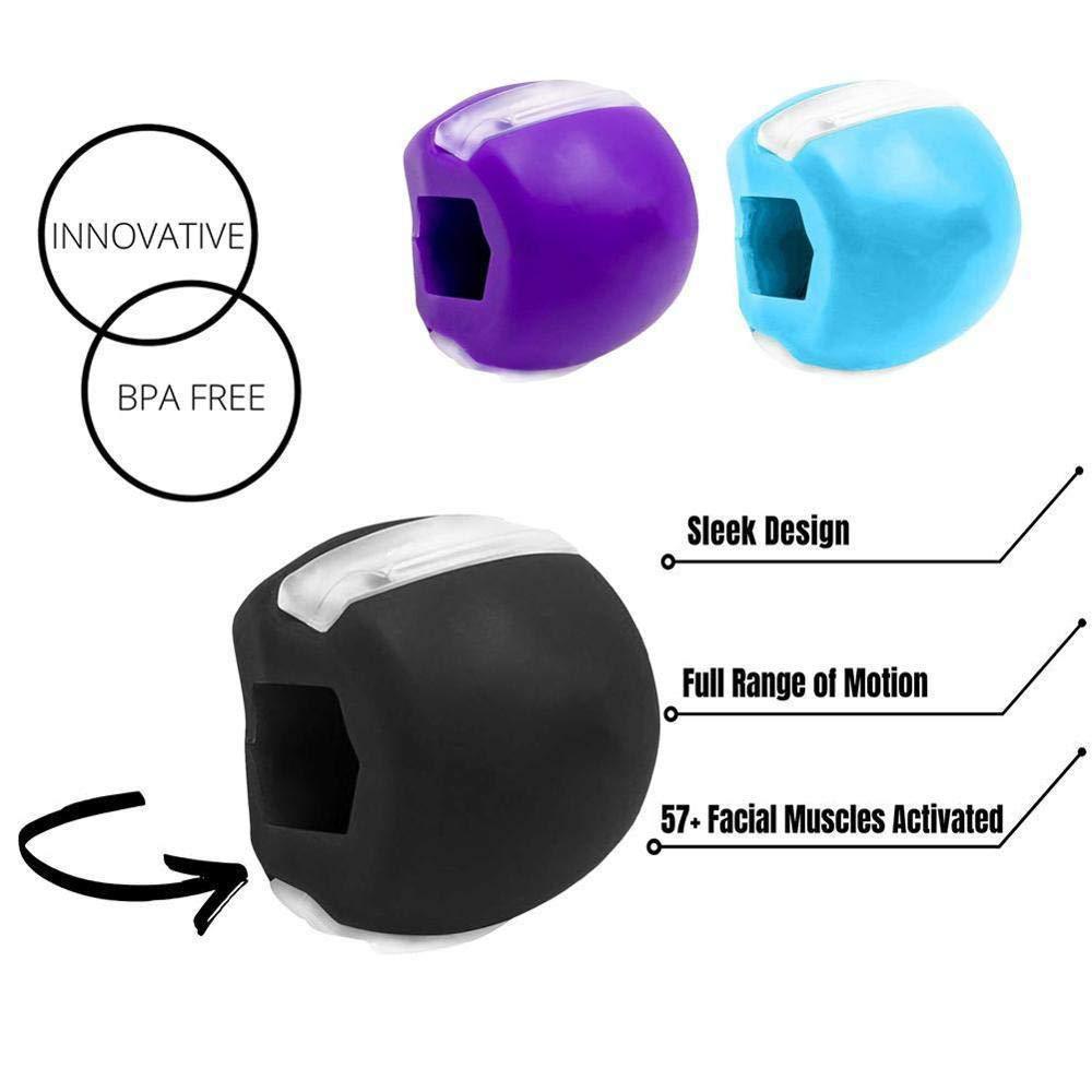 Thể dục silica gel lớp thực phẩm tập thể dục cơ bắp tập thể dục trên cổ Color: Purple