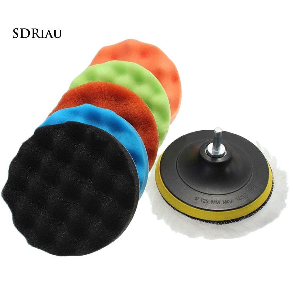 Đĩa Xốp Đánh Bóng Kính Xe Hơi 3 / 4 / 5 / 6 / 7 Inch Chuyên Dụng