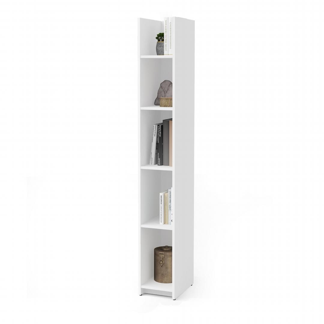 Kệ sách gỗ hiện đại SMLIFE Bobby | Gỗ MDF dày 17mm chống ẩm | D25xR35xC180cm