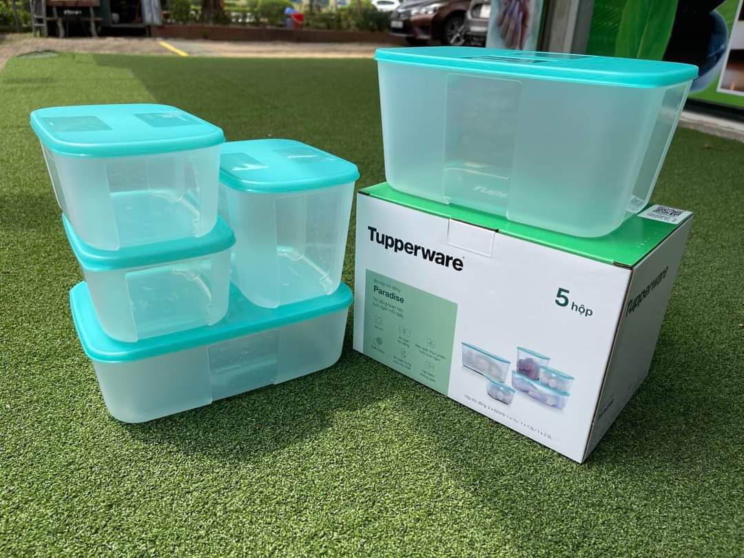 Bộ hộp trữ đông Paradise 5 hộp - Tupperware