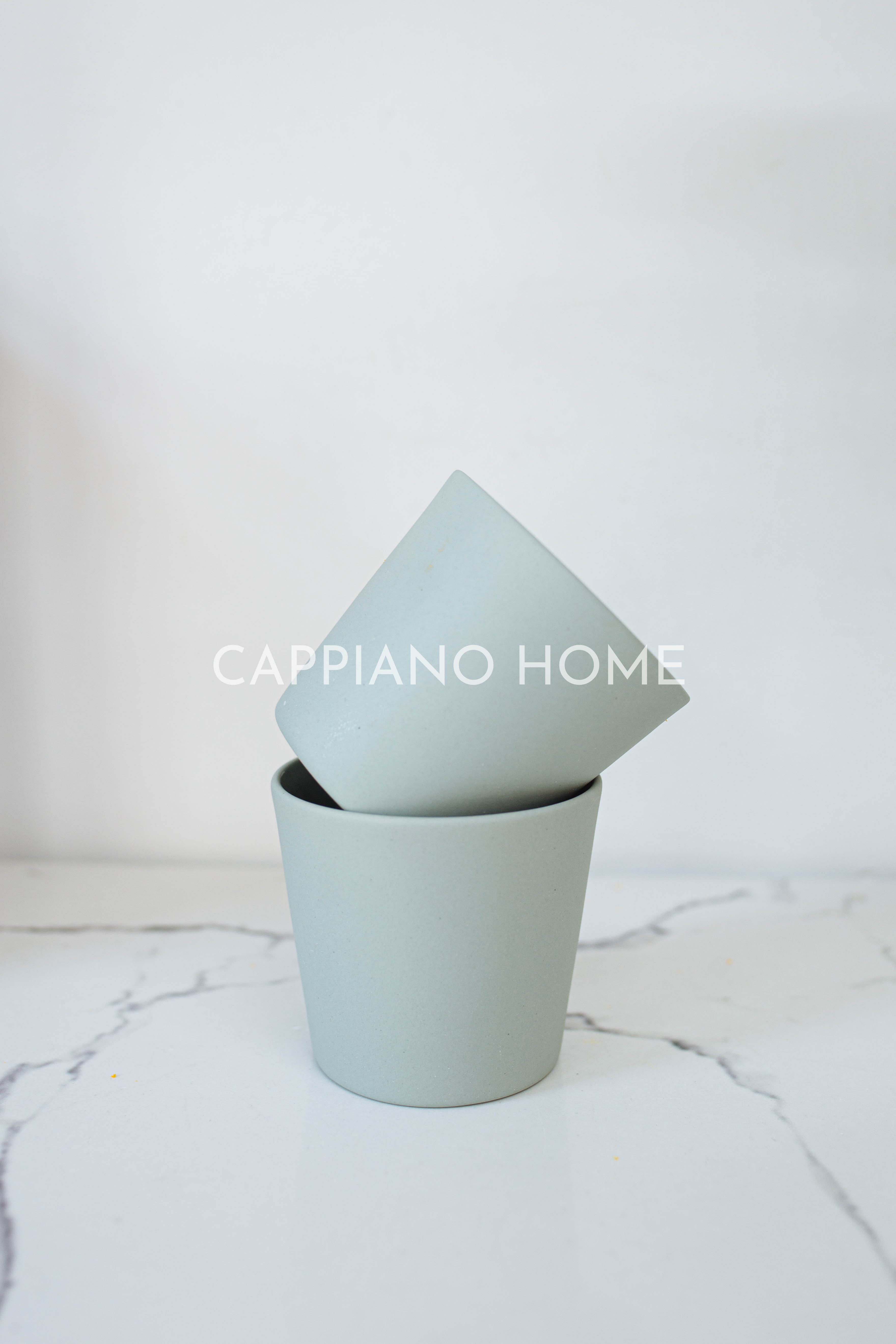 Cốc sứ không quai nhám, cốc uống nước màu sắc | Cappiano Home