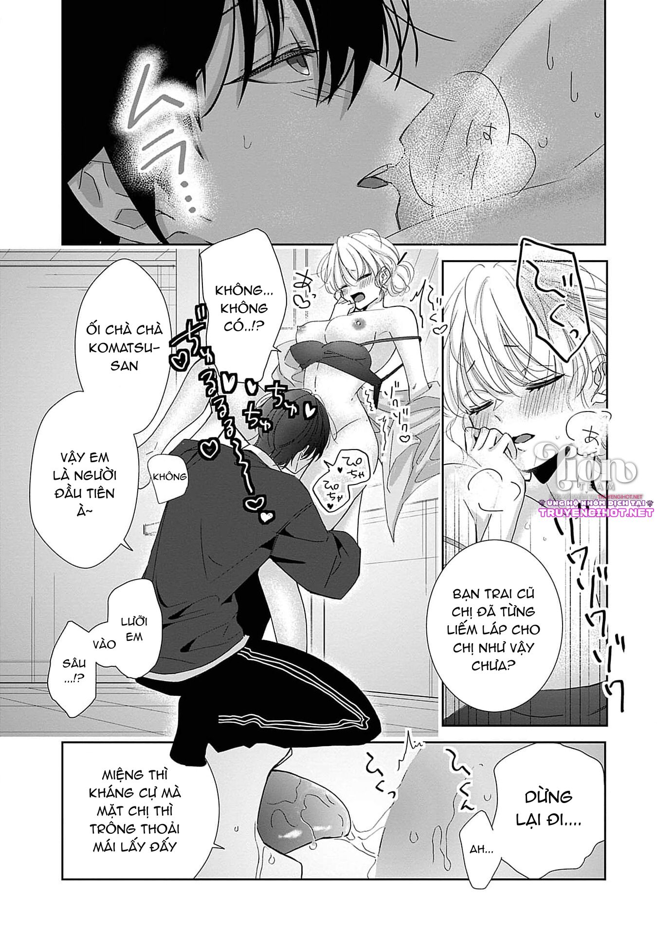 [18+] bị em trai nhà bên dụ dỗ rồi!!! chapter 4.1 7