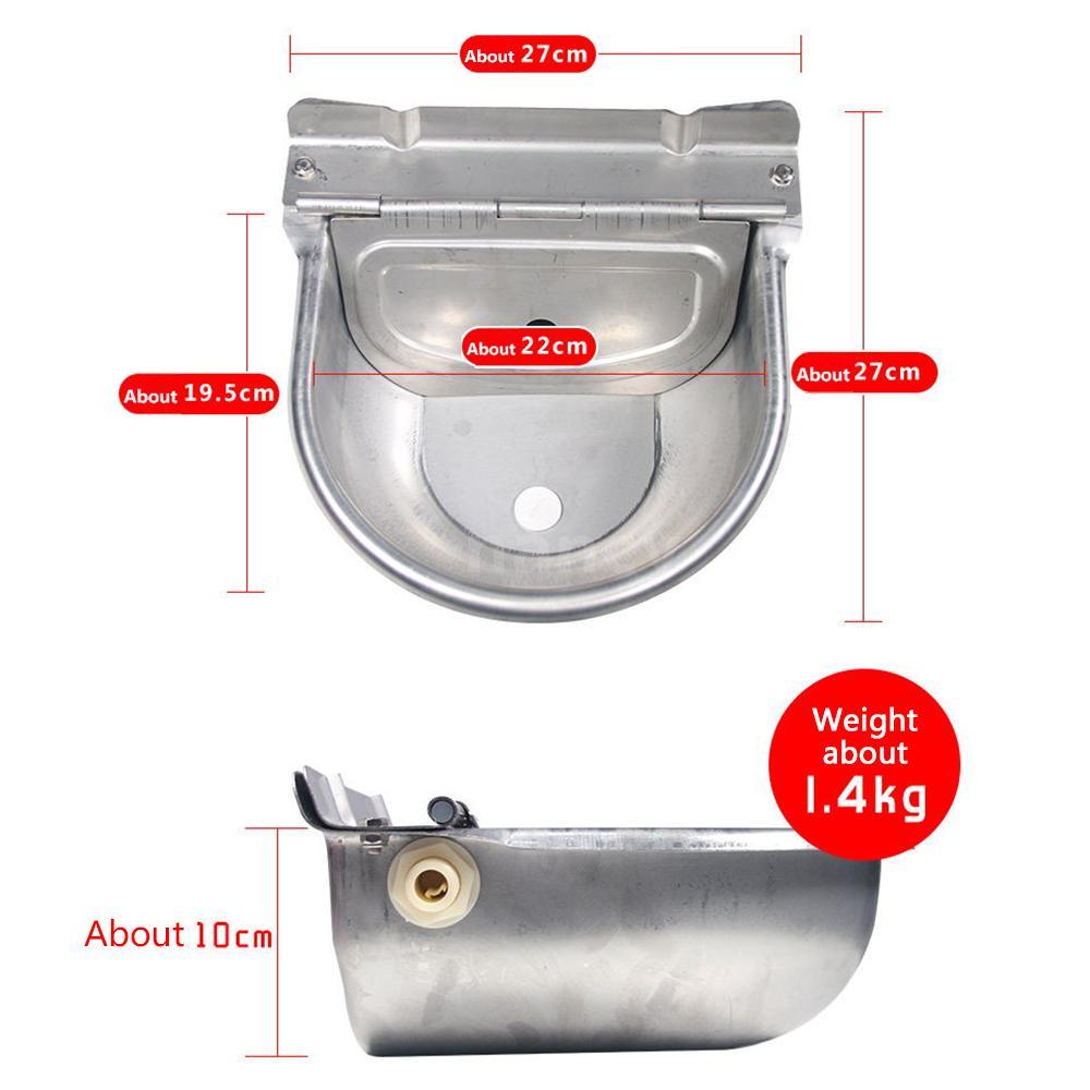 Bát Uống Nước Tự Động Bằng Thép Không Gỉ Cho Thú Cưng