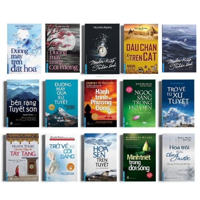 Combo sách Nguyên Phong trọn bộ đầy đủ tặng bookmark cao cấp Bookcity