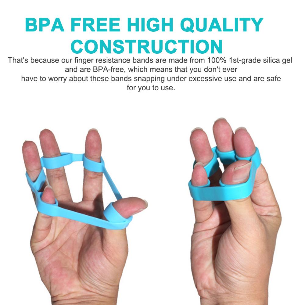 3PCS ngón tay kẹp silicon tay cầm tay cầm tay cầm tay tay cáng Cánh cáng Color: 11 Lbs Orange