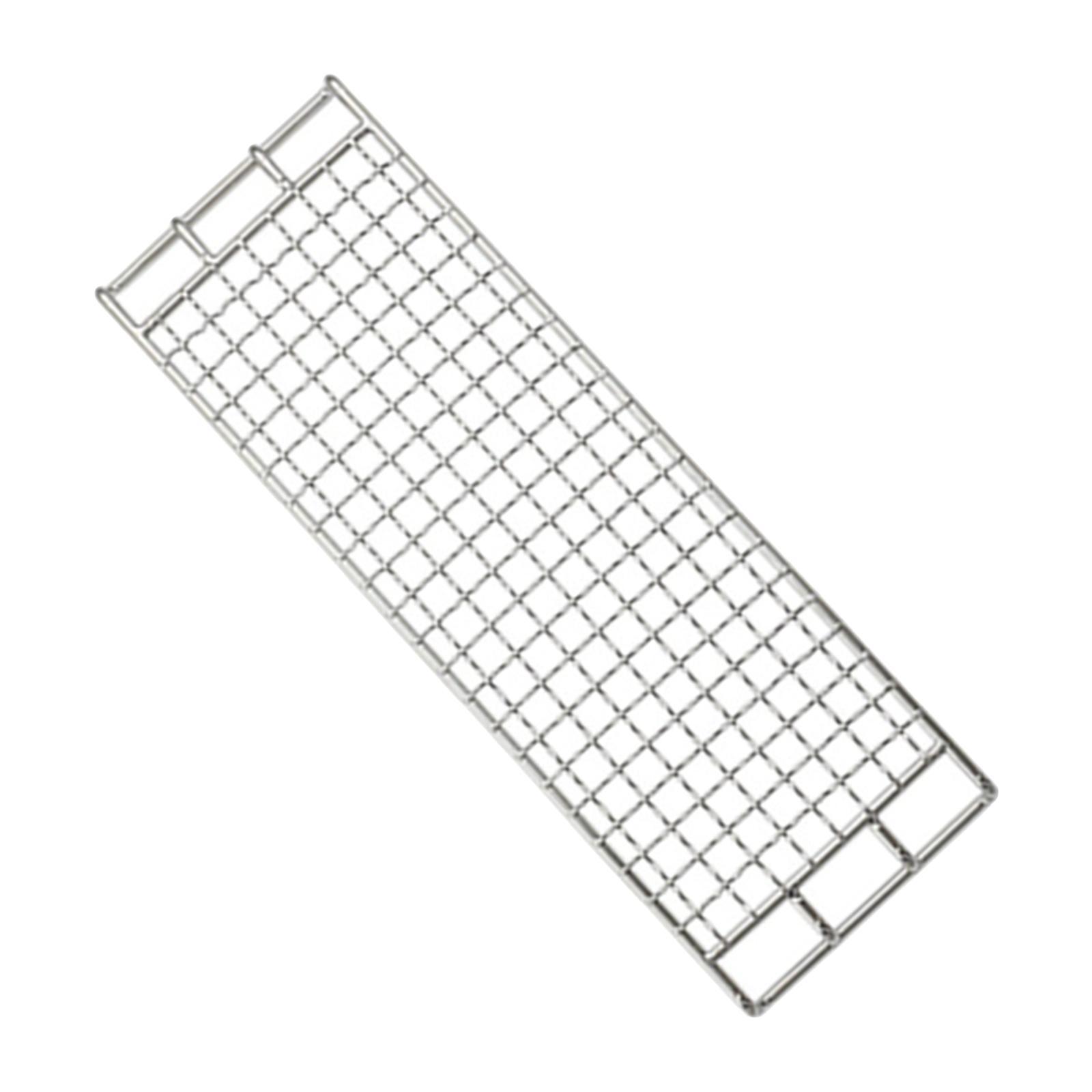 2pcs Barbecue Grill Net Grilling Basket Grid Grate Mesh Rack Outdoor Camping