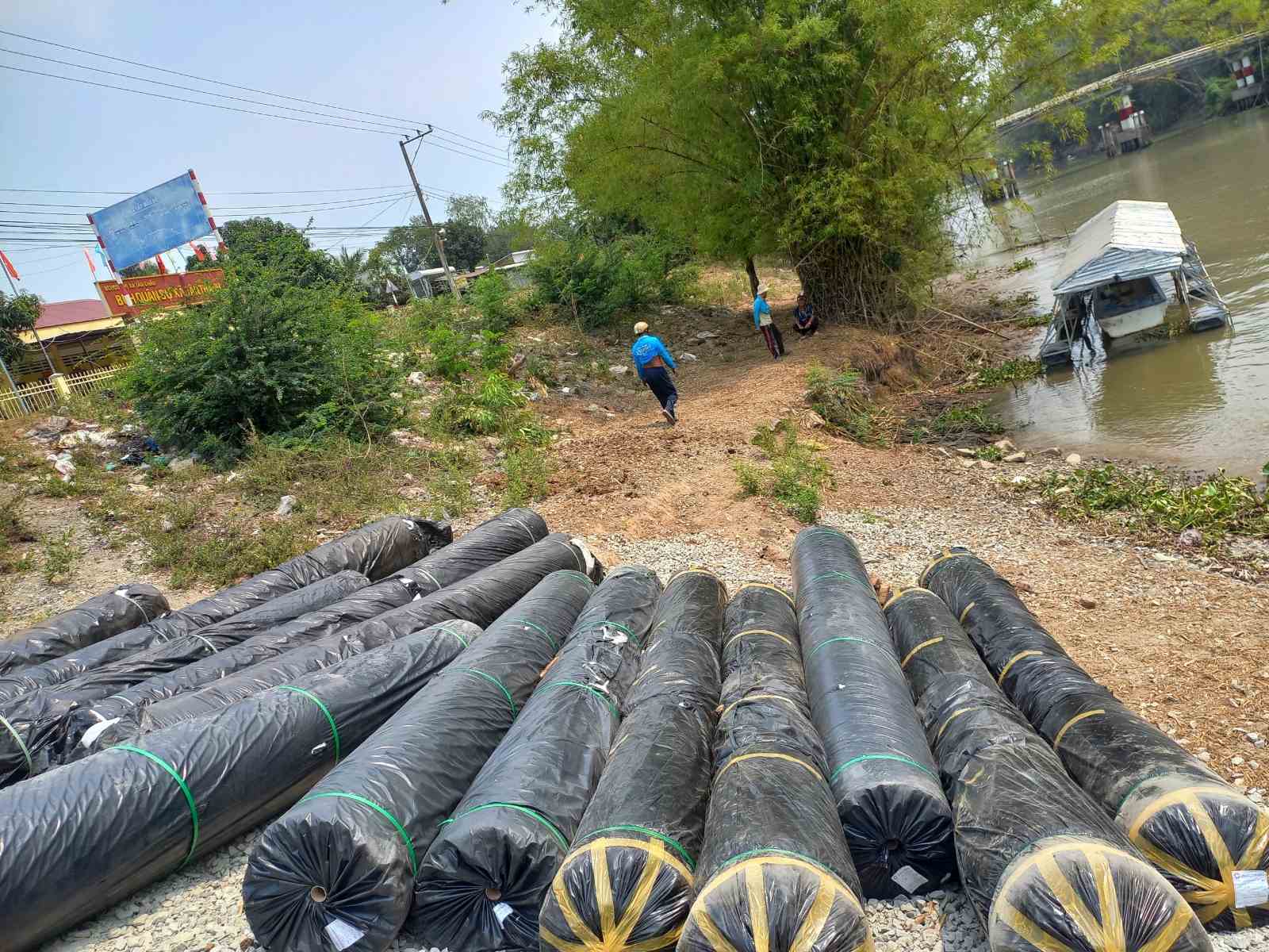 Vải địa kỹ thuật ART không dệt Khổ 100m2 | Trồng cây phủ đất | chống cỏ | phủ gốc cây | Chất lượng tốt nhất thị trường
