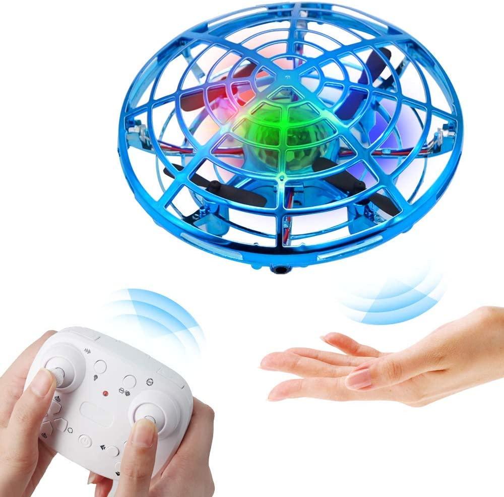 Máy bay phát hiện ufo đồ chơi đĩa bay treo thông minh có đèn led