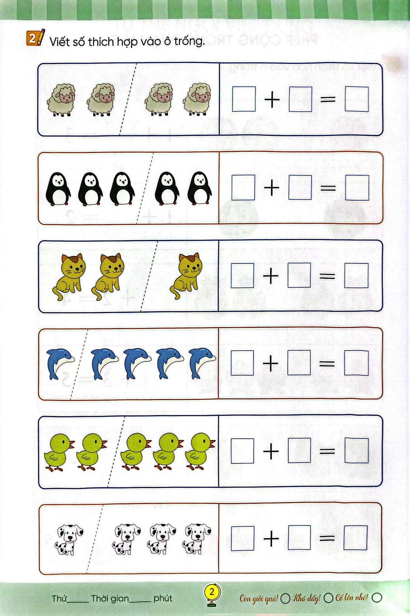Sách - Vui Học Toán - Nhìn Tranh Hoàn Thành Phép Tính