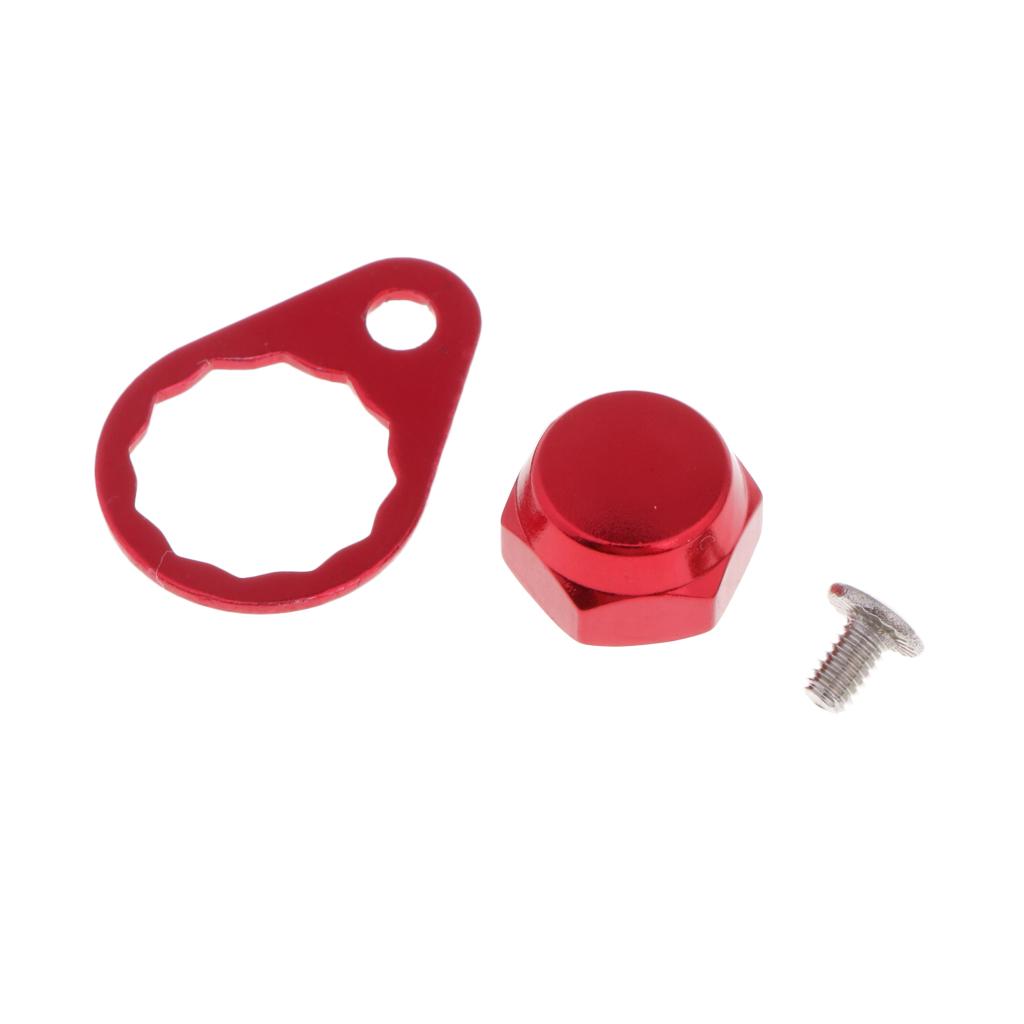 Fishing Reel Handle Repair Parts Baitcasting Reel Screw Red - Left Hand