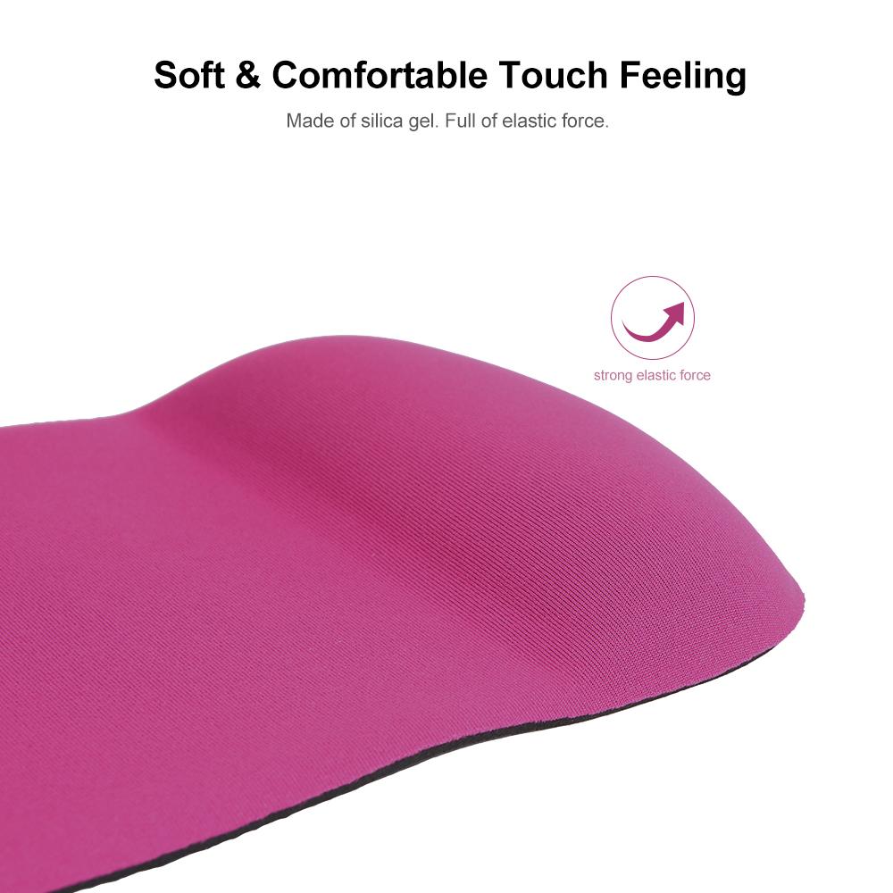 Tấm lót chuột silicone với hỗ trợ tựa cổ tay thoải mái cho máy tính xách tay PC