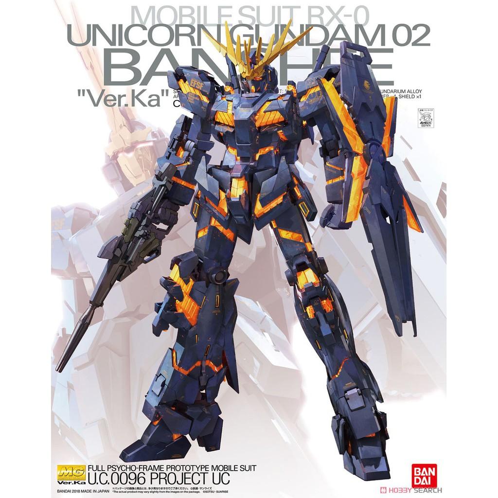 Mô hình lắp ráp MG 1/100 UNICORN GUNDAM 02 BANSHEE VER KA bandai