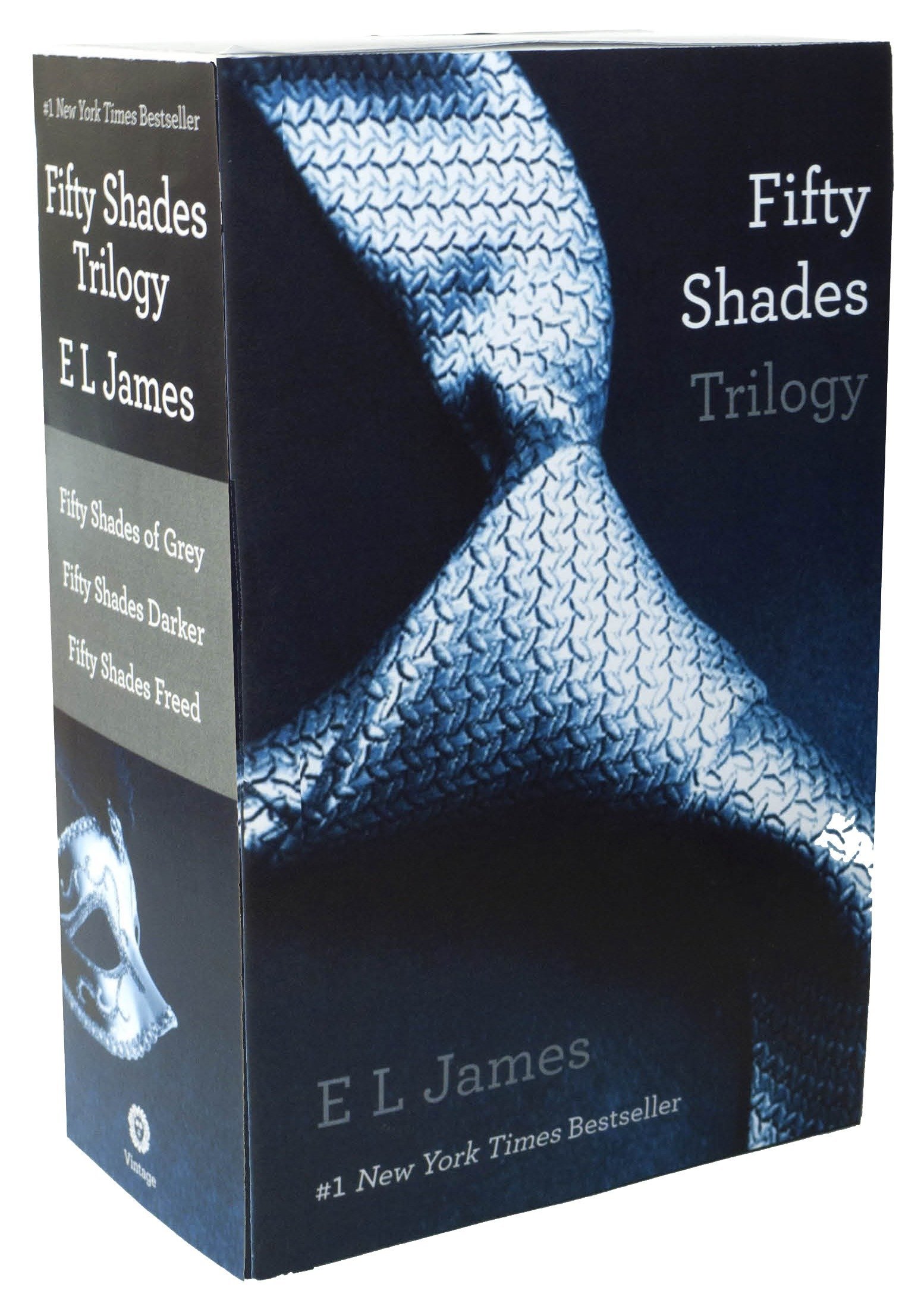 Fifty Shades Trilogy: Fifty Shades of Grey, Fifty Shades Darker, Fifty Shades Freed 3-volume Boxed Set Paperback